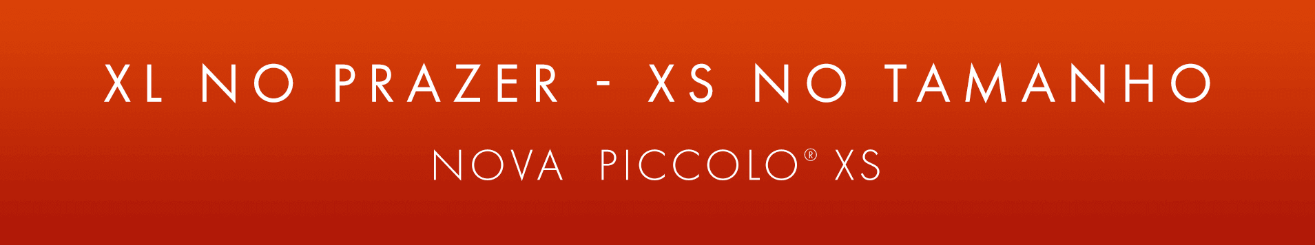 xl no prazer - xs no tamanho